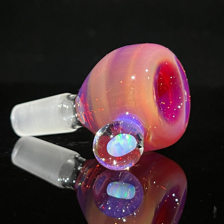 14mm Vibrant Pink Opal PullSlide Accessory Beezy Glass   