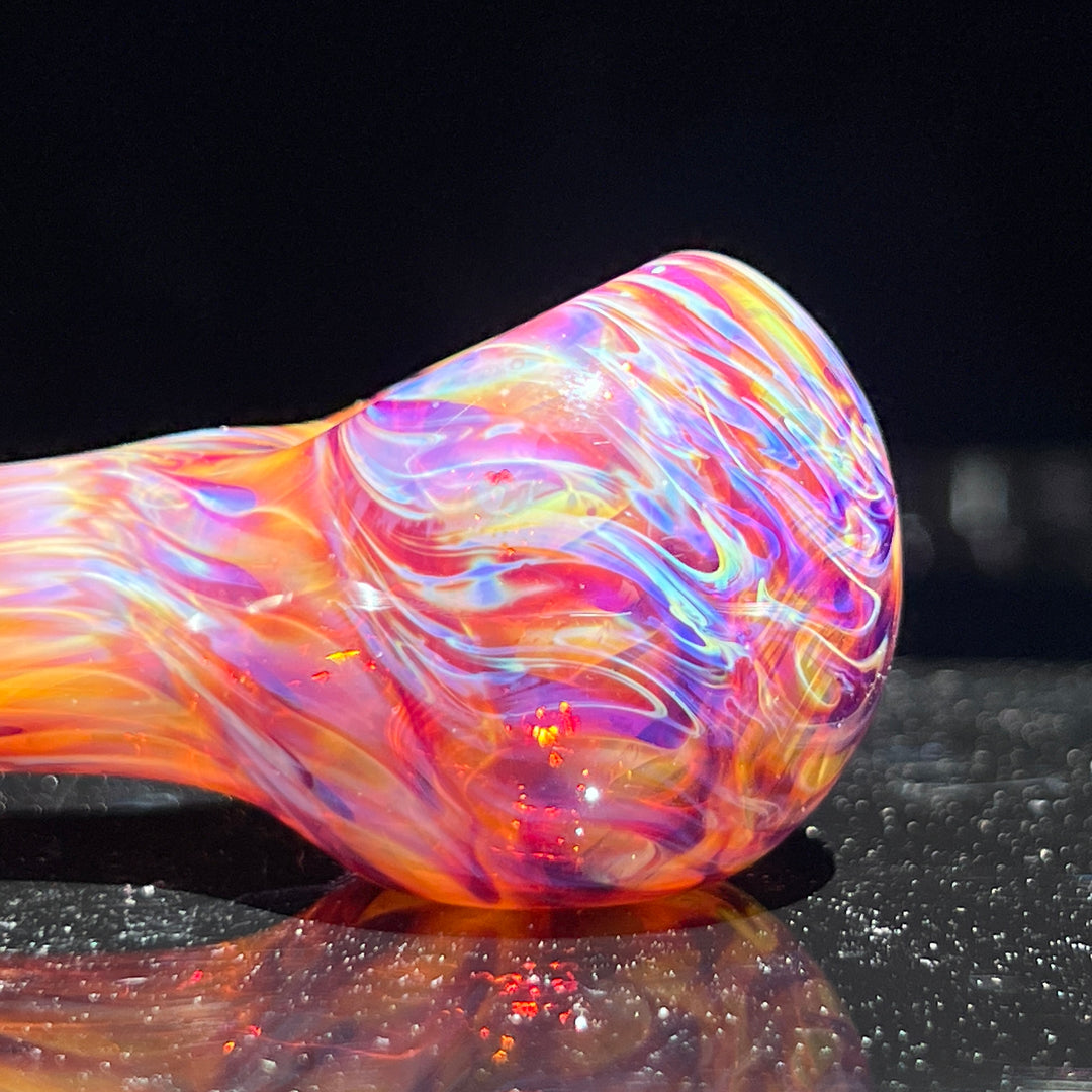 Multi-colored Purple Pipe Glass Pipe Jedi Glassworks   