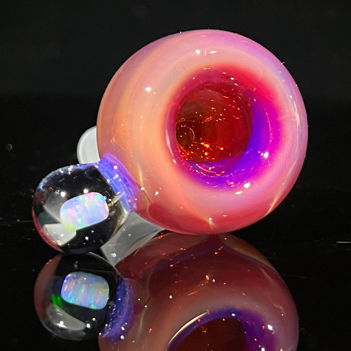 14mm Vibrant Pink Opal PullSlide Accessory Beezy Glass   