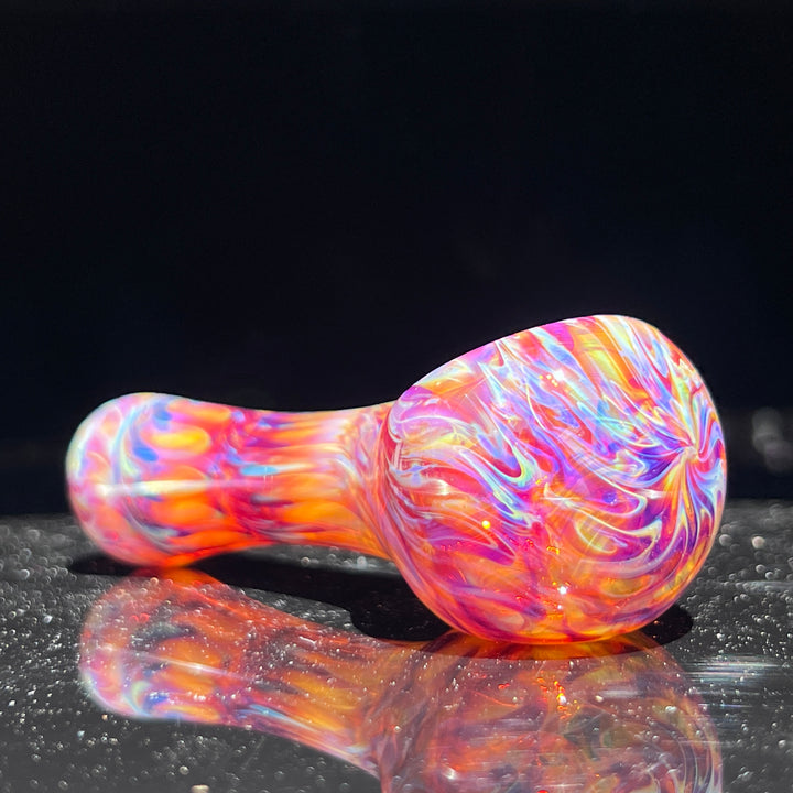 Multi-colored Purple Pipe Glass Pipe Jedi Glassworks   