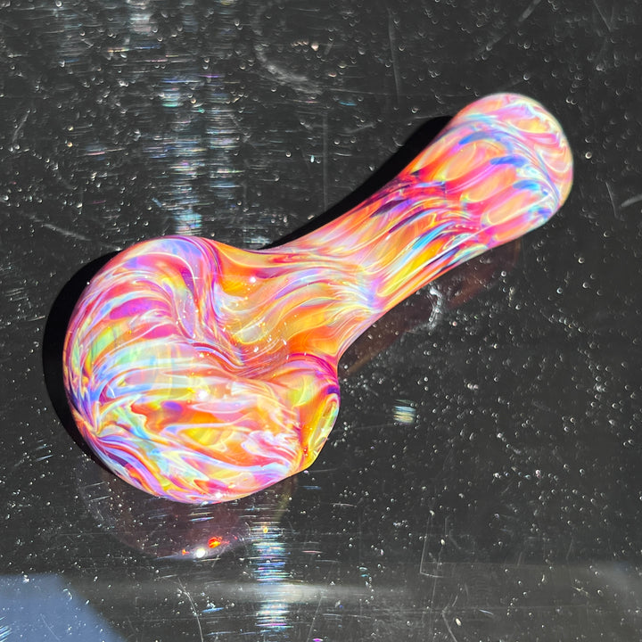 Multi-colored Purple Pipe Glass Pipe Jedi Glassworks   