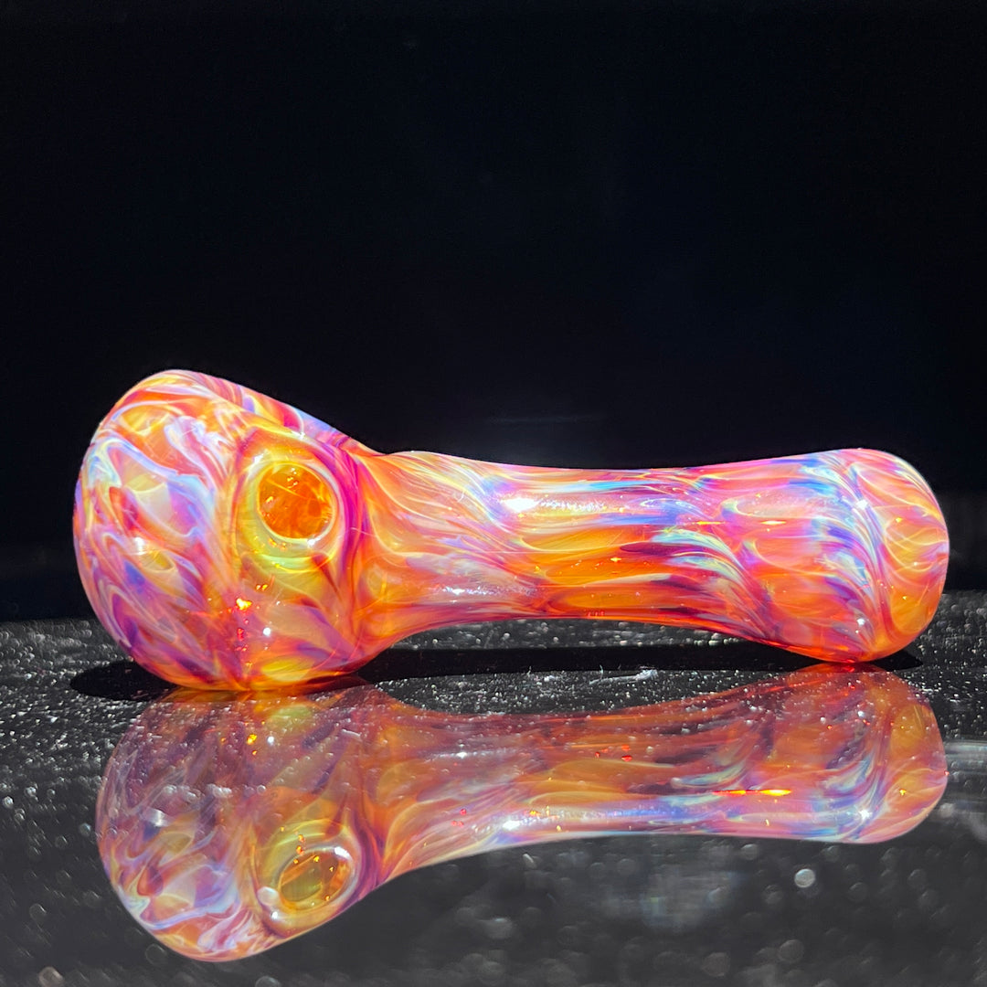 Multi-colored Purple Pipe Glass Pipe Jedi Glassworks   