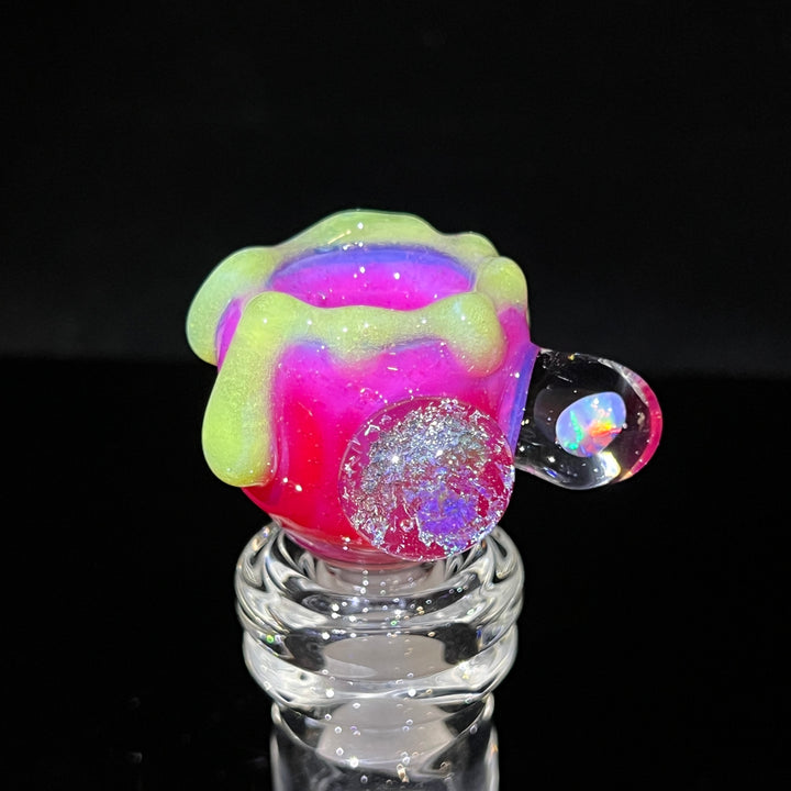 14mm Hot Pink Slime Opal PullSlide Accessory Beezy Glass   