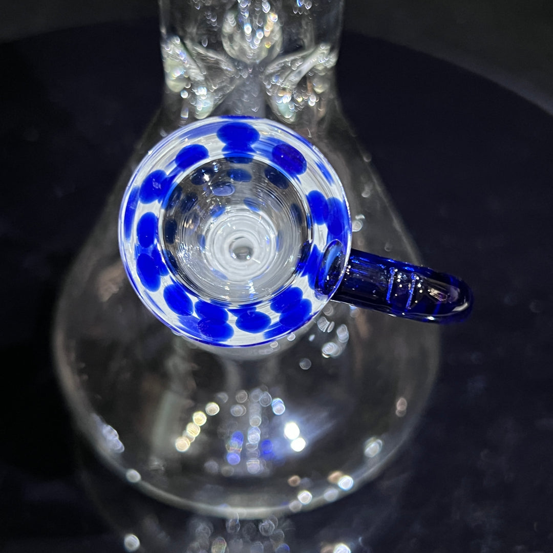 10" Mushroom Beaker Bong + Pullslide Combo Glass Pipe Mary Jane's Glass   