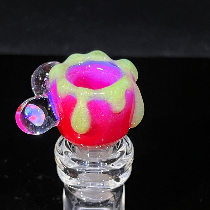 14mm Hot Pink Slime Opal PullSlide Accessory Beezy Glass   