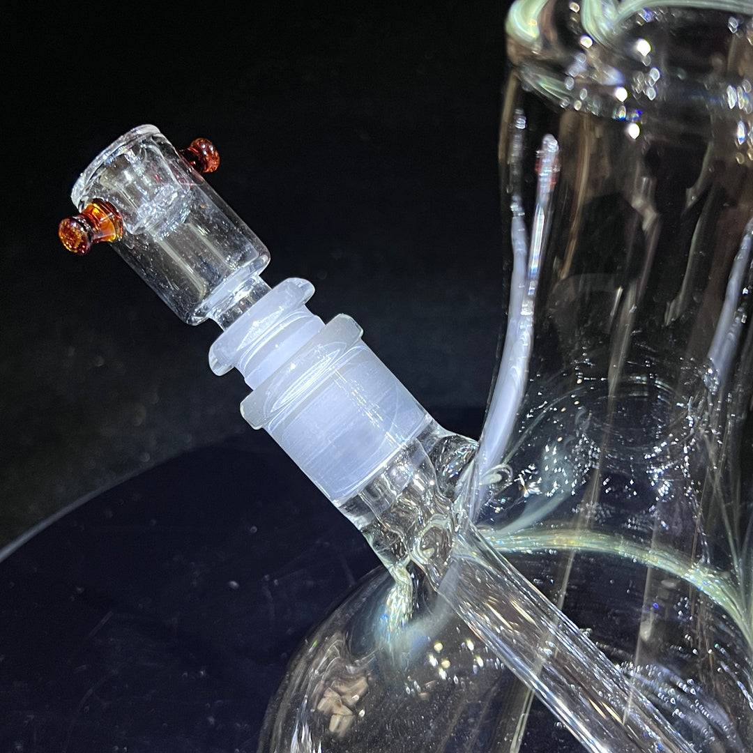 Solid Glass 12" Beaker Bong + Pullslide Combo Glass Pipe Solid Glass   