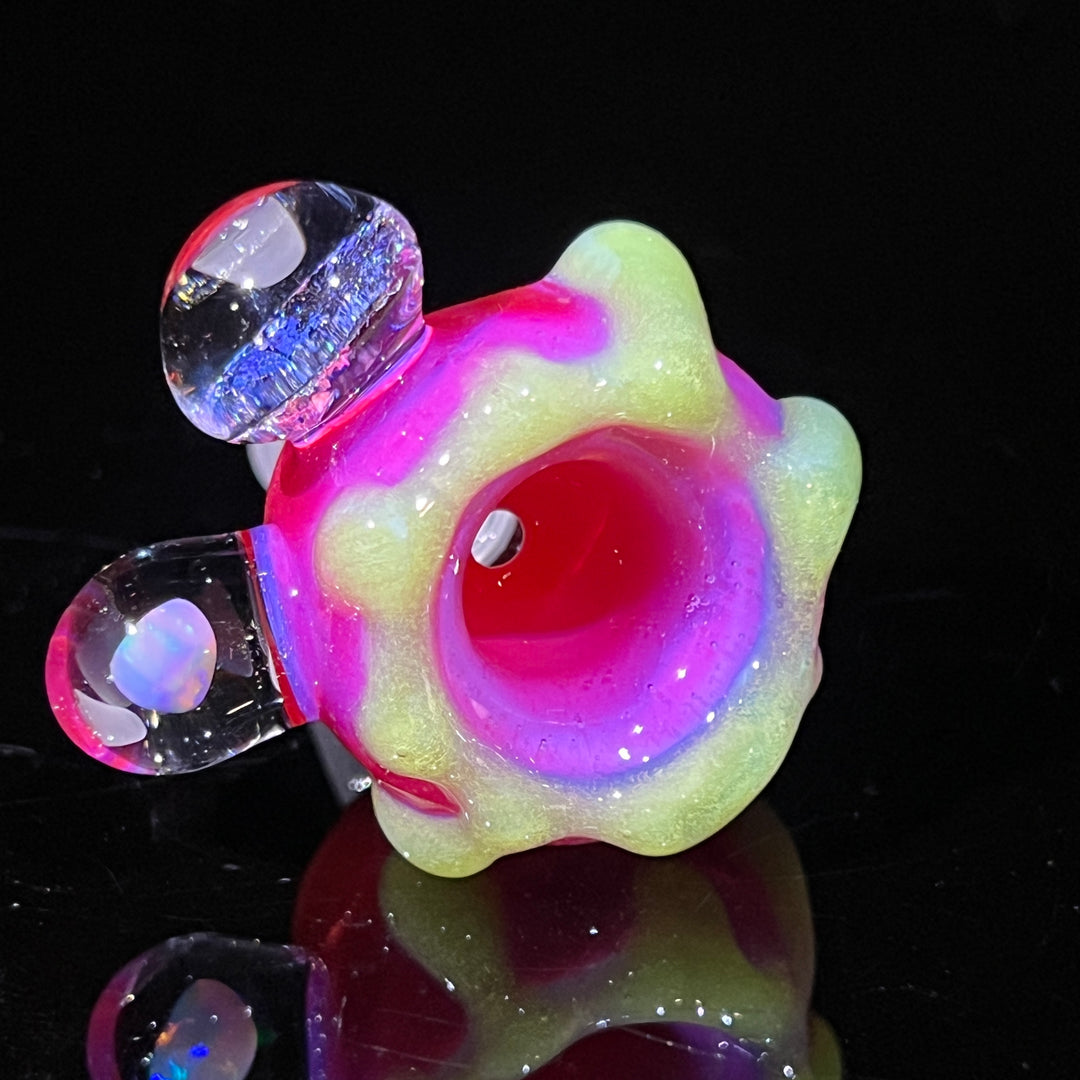 14mm Hot Pink Slime Opal PullSlide Accessory Beezy Glass   