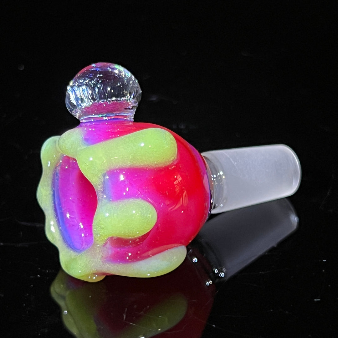 14mm Hot Pink Slime Opal PullSlide Accessory Beezy Glass   