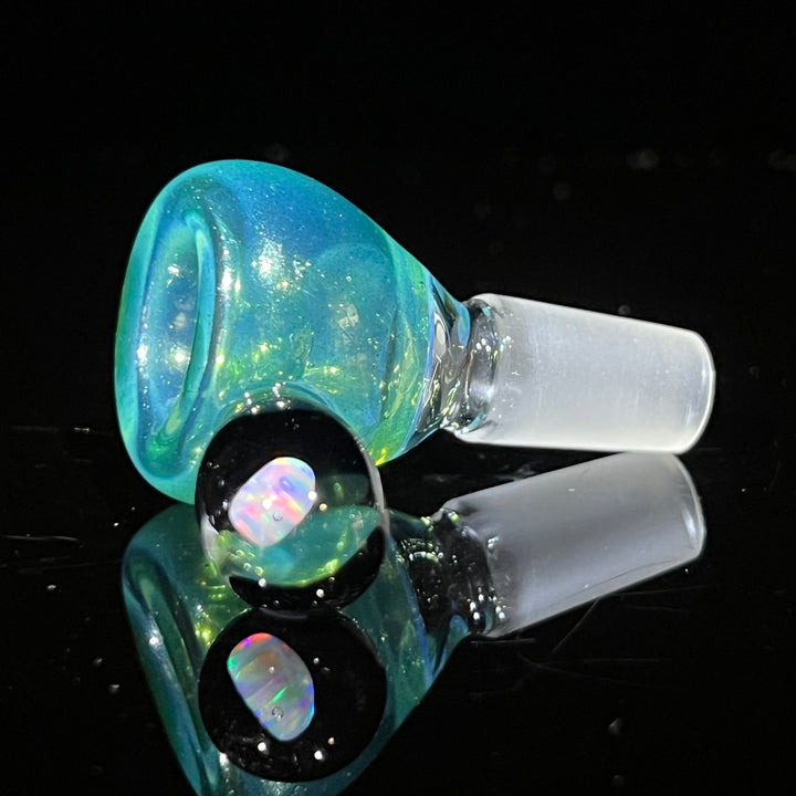 14mm Green Aventurine Opal PullSlide Accessory Beezy Glass   