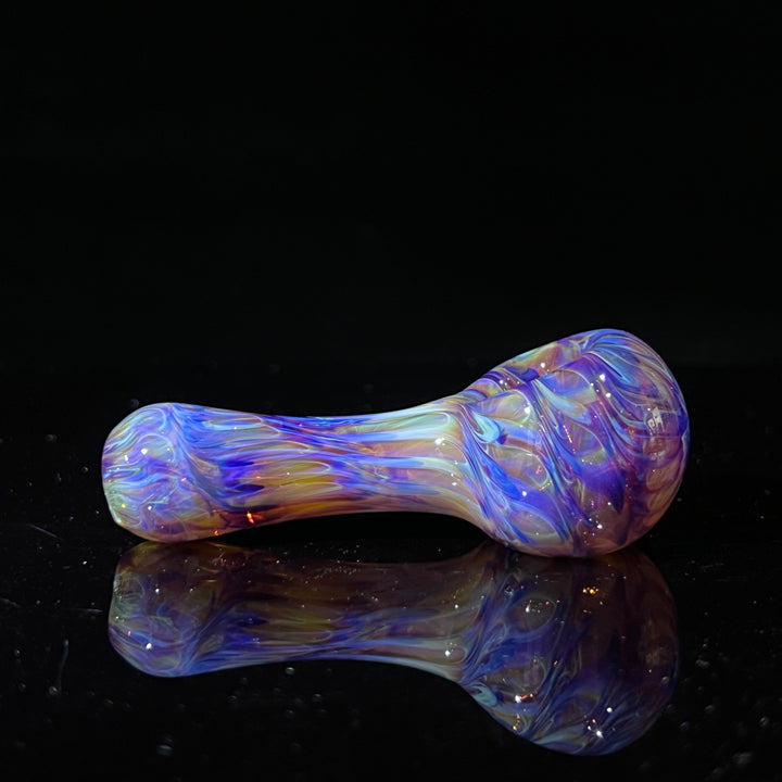 Multi-colored Purple Pipe Glass Pipe Jedi Glassworks   