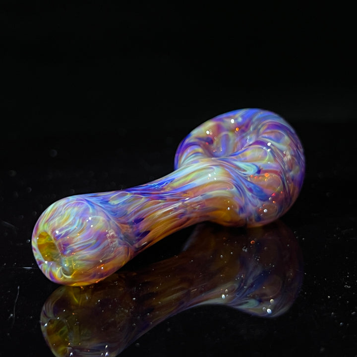 Multi-colored Purple Pipe Glass Pipe Jedi Glassworks   