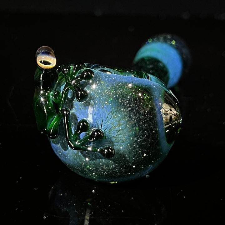 Green Frog Spoon Glass Pipe Beezy Glass   