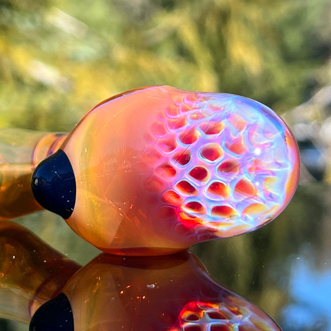 Alien Brain Honeycomb Pipe Glass Pipe Plug a Nug