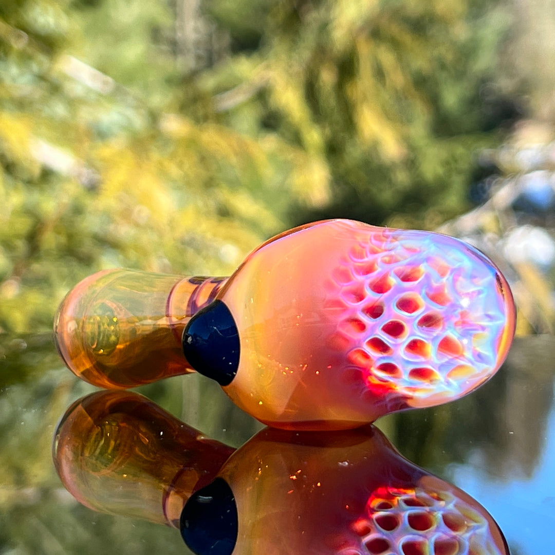 Alien Brain Honeycomb Pipe Glass Pipe Plug a Nug