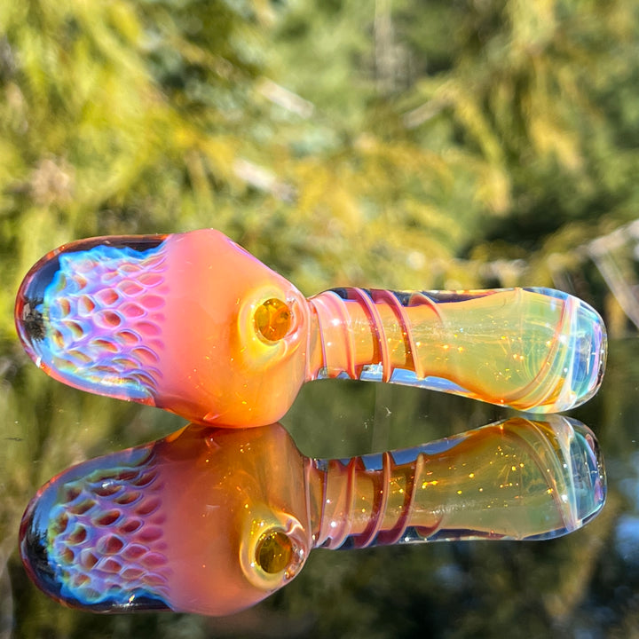 Alien Brain Honeycomb Pipe Glass Pipe Plug a Nug