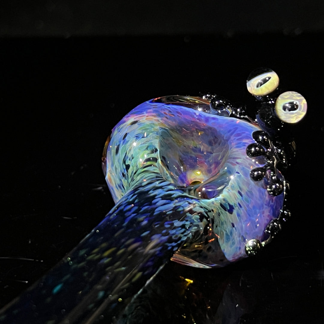 Purple Magic Frog Spoon Glass Pipe Beezy Glass   