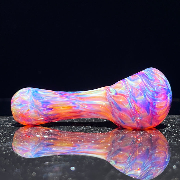 Multi-colored Purple Pipe Glass Pipe Jedi Glassworks   