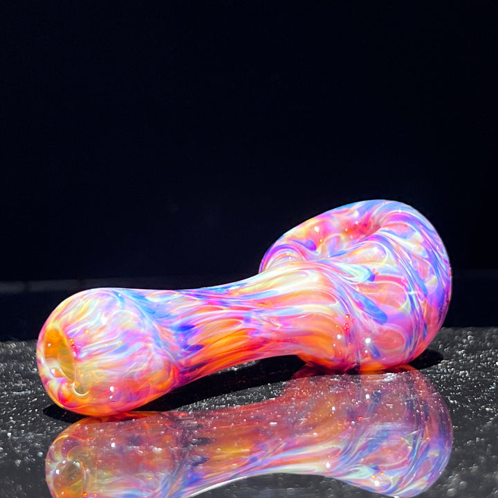 Multi-colored Purple Pipe Glass Pipe Jedi Glassworks   