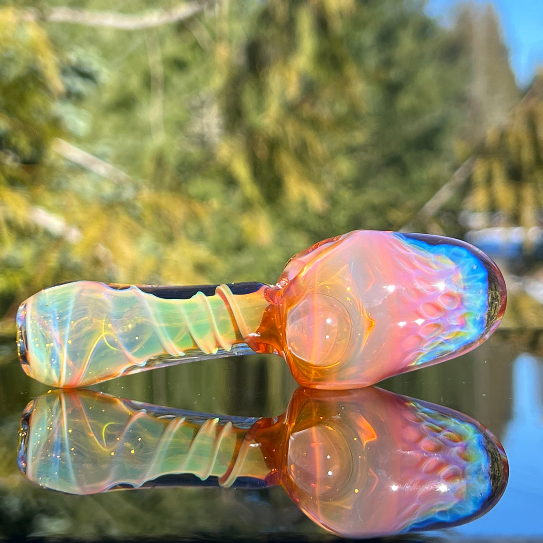 Alien Brain Honeycomb Pipe Glass Pipe Plug a Nug