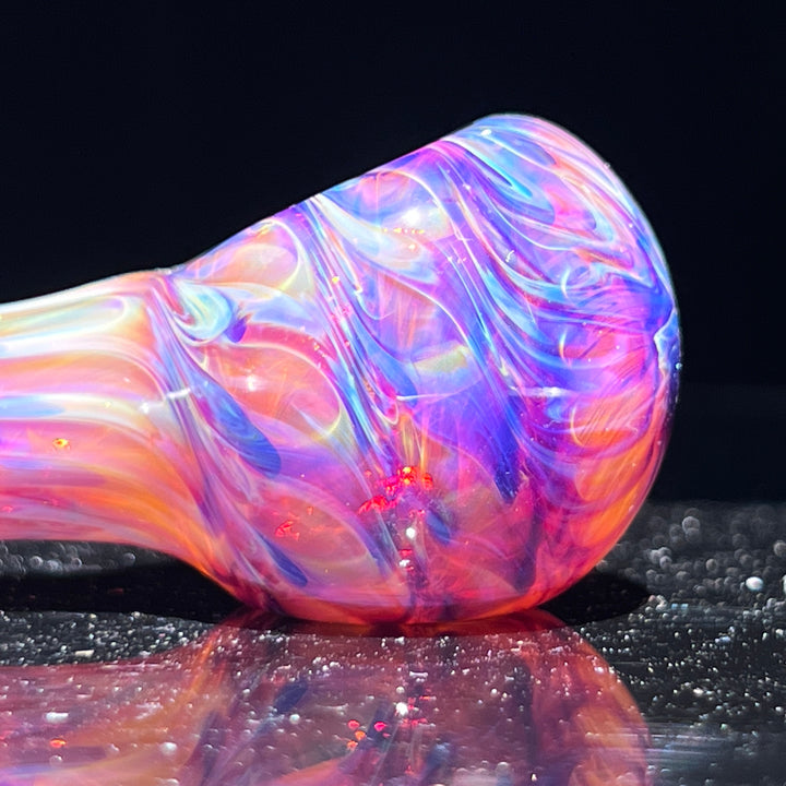 Multi-colored Purple Pipe Glass Pipe Jedi Glassworks   