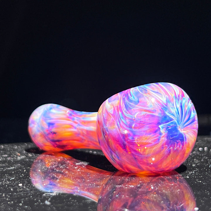 Multi-colored Purple Pipe Glass Pipe Jedi Glassworks   