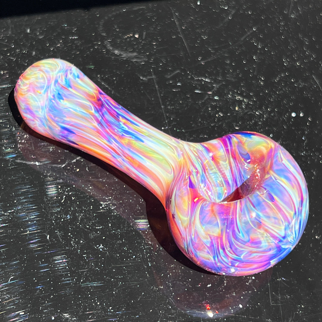 Multi-colored Purple Pipe Glass Pipe Jedi Glassworks   