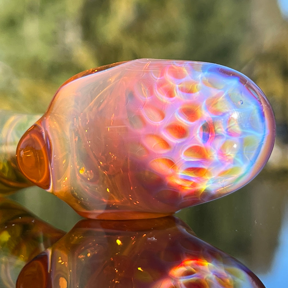 Alien Brain Honeycomb Pipe Glass Pipe Plug a Nug