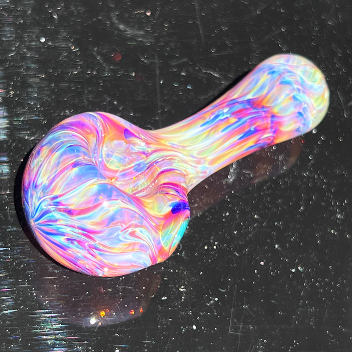 Multi-colored Purple Pipe Glass Pipe Jedi Glassworks   