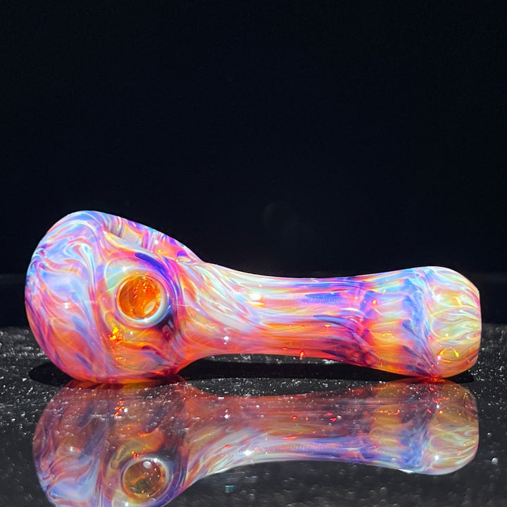 Multi-colored Purple Pipe Glass Pipe Jedi Glassworks   