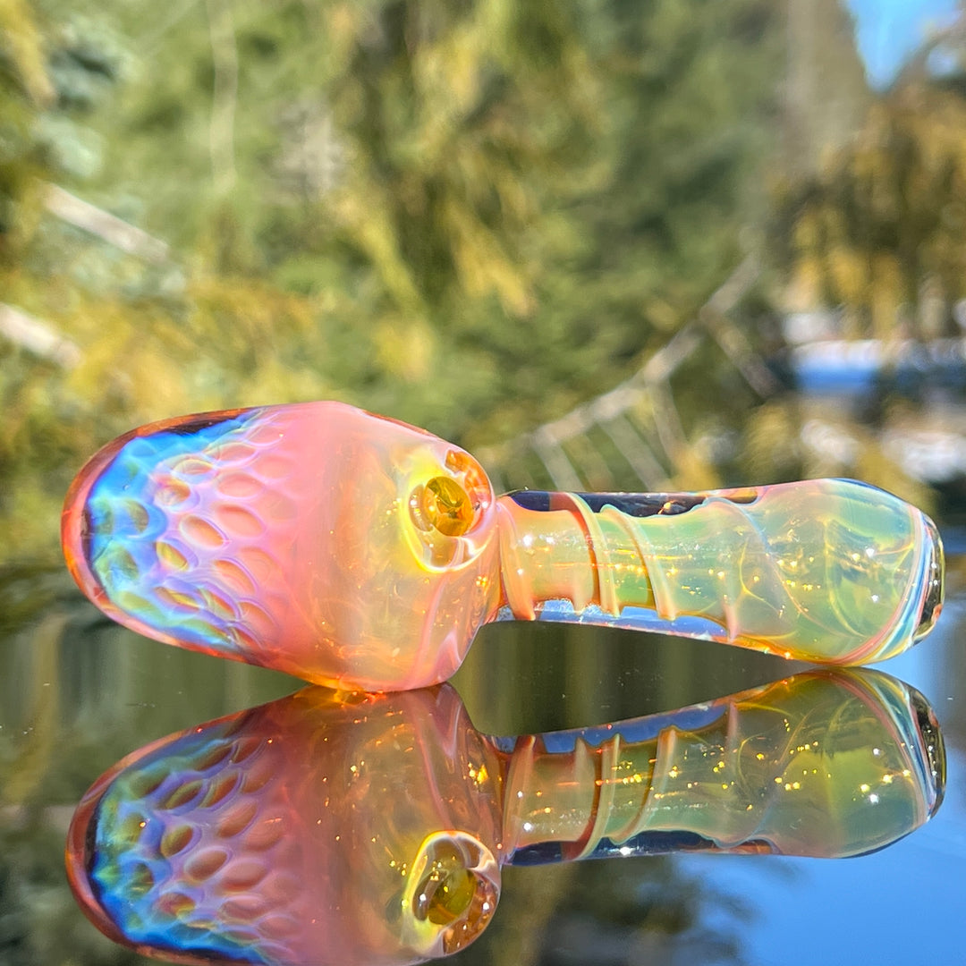 Alien Brain Honeycomb Pipe Glass Pipe Plug a Nug