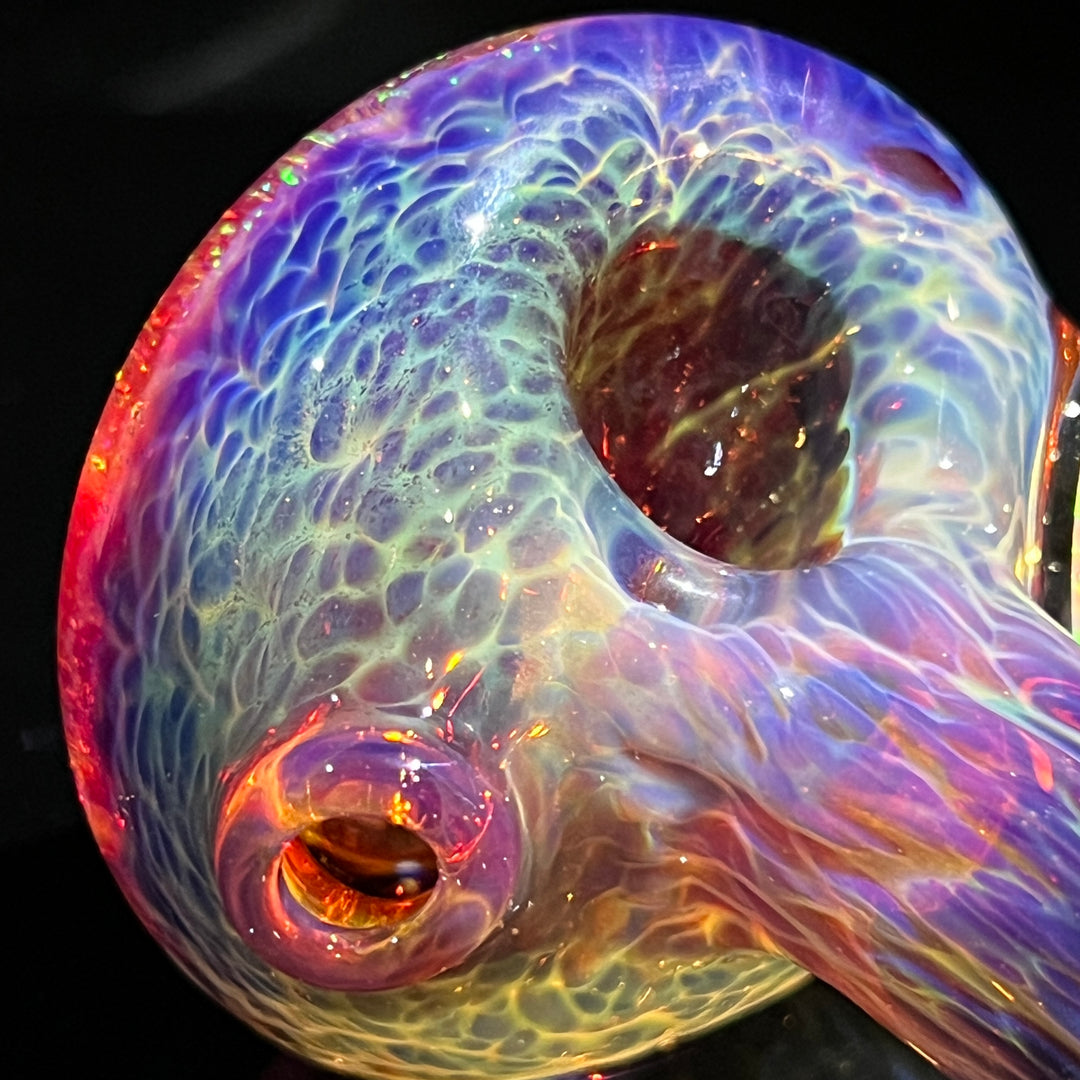 Purple Nebula Telemagenta Opal Pipe Glass Pipe Tako Glass   