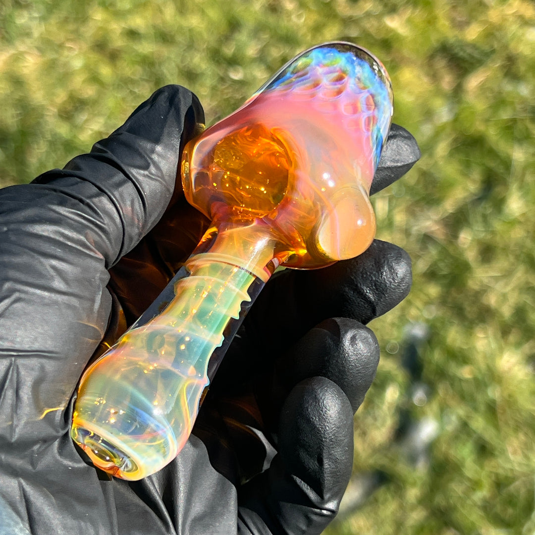 Alien Brain Honeycomb Pipe Glass Pipe Plug a Nug