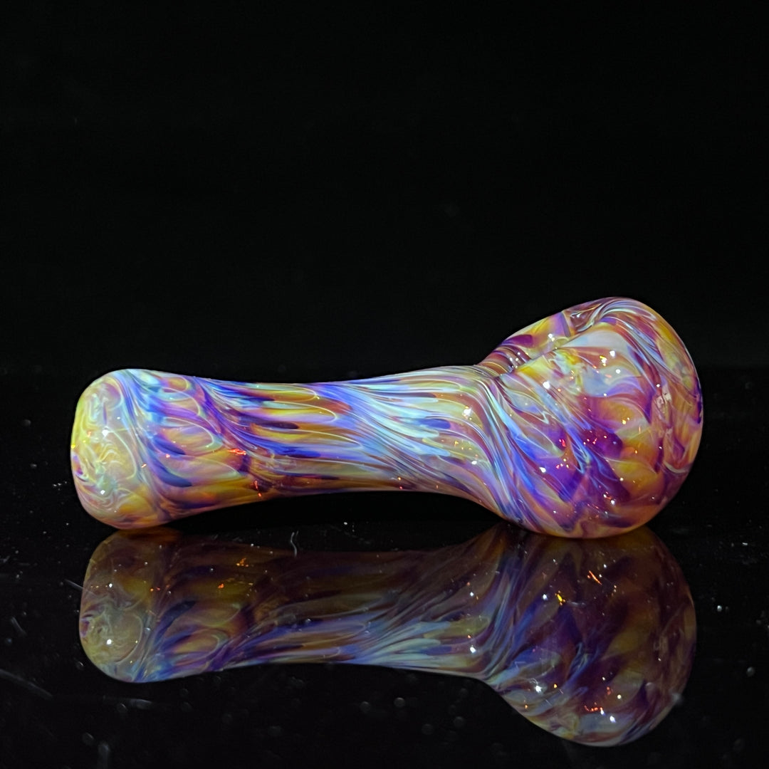 Multi-colored Purple Pipe Glass Pipe Jedi Glassworks   