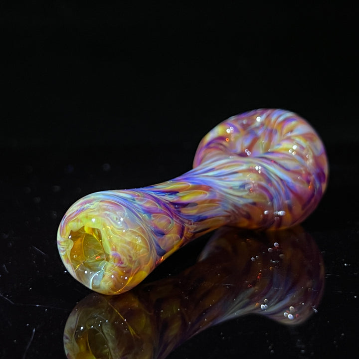 Multi-colored Purple Pipe Glass Pipe Jedi Glassworks   