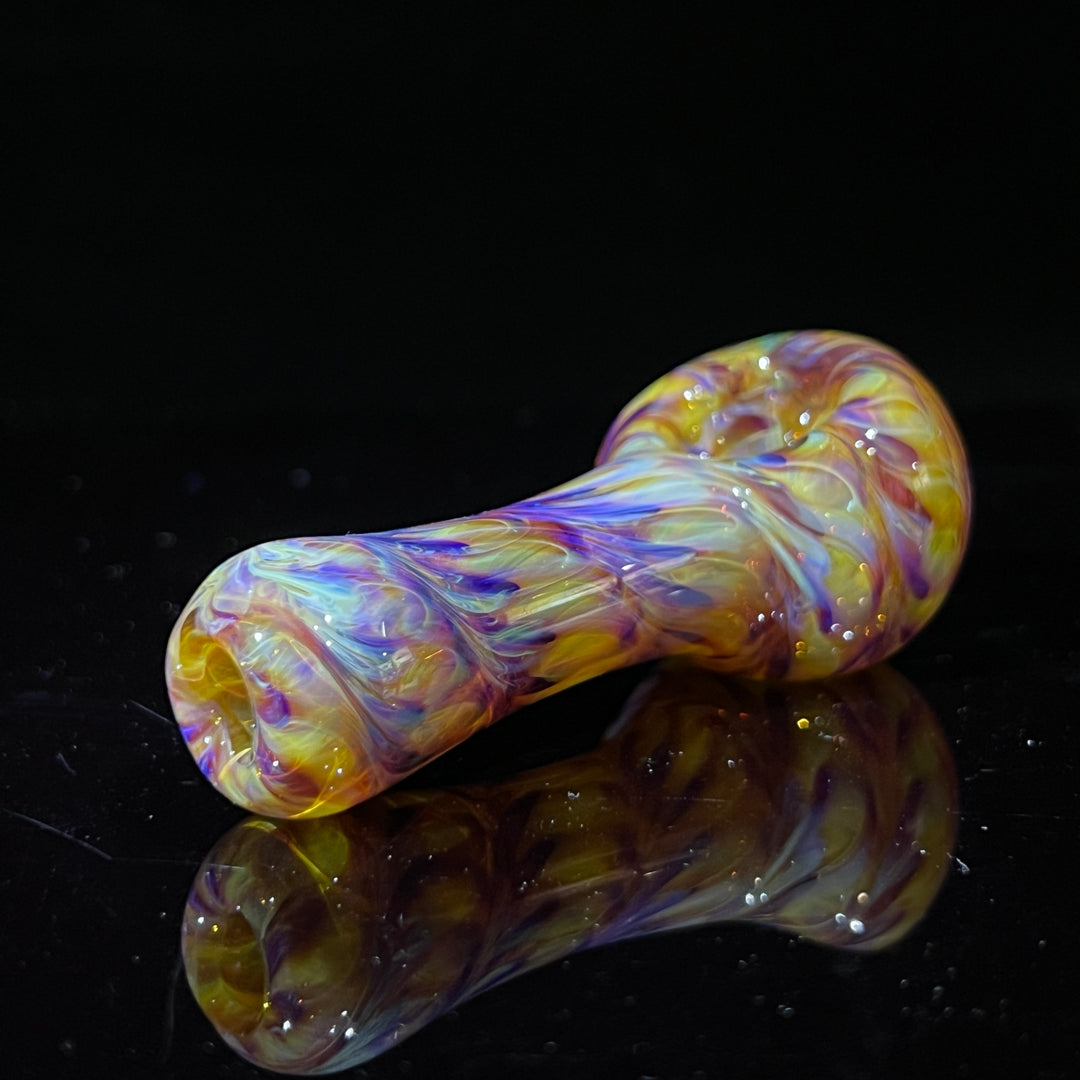 Multi-colored Purple Pipe Glass Pipe Jedi Glassworks   