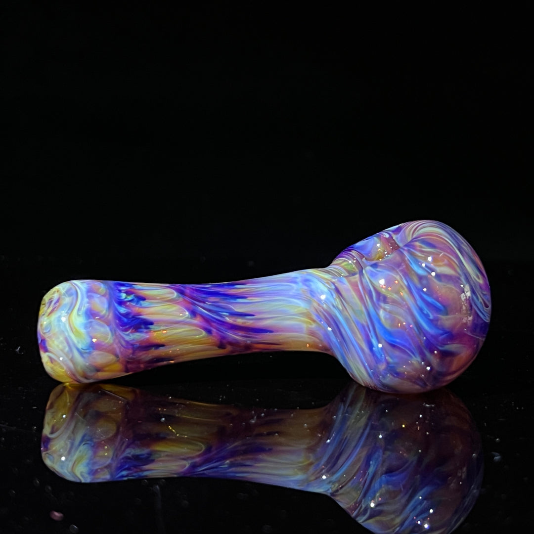 Multi-colored Purple Pipe Glass Pipe Jedi Glassworks   