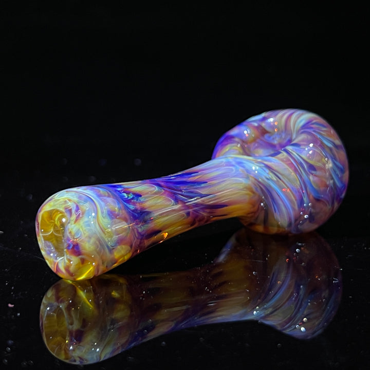 Multi-colored Purple Pipe Glass Pipe Jedi Glassworks   