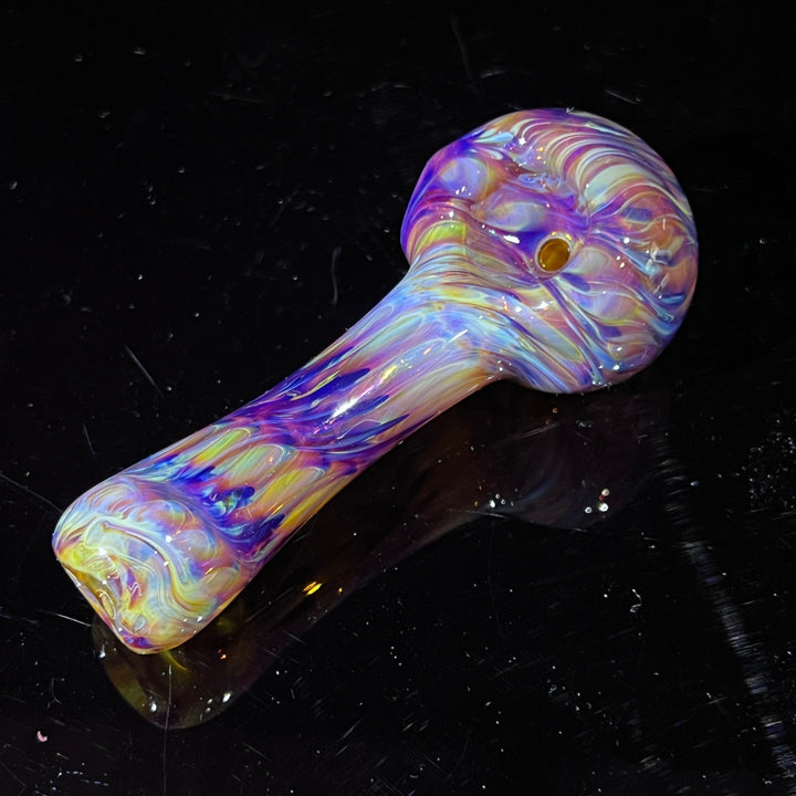 Multi-colored Purple Pipe Glass Pipe Jedi Glassworks   