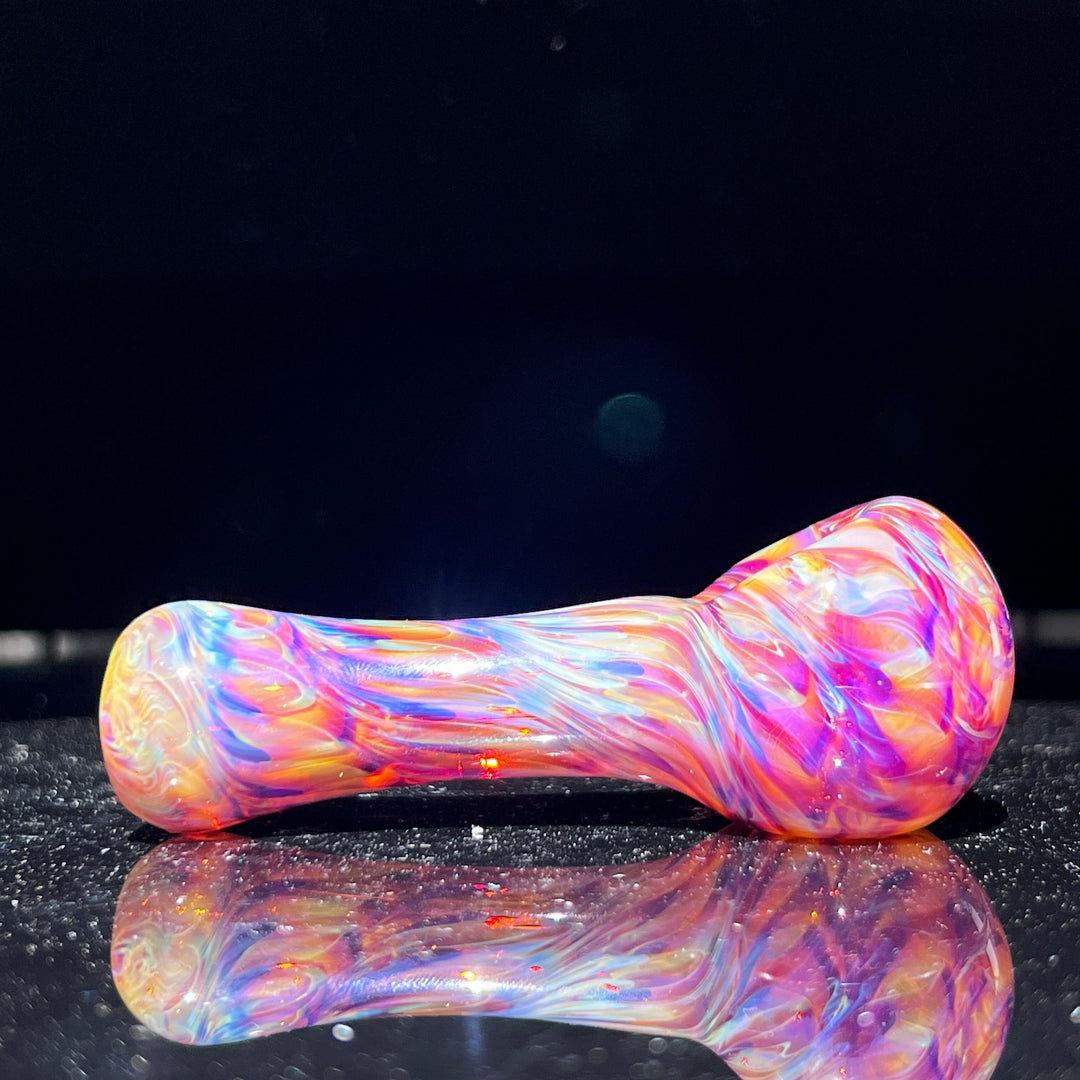 Multi-colored Purple Pipe Glass Pipe Jedi Glassworks   