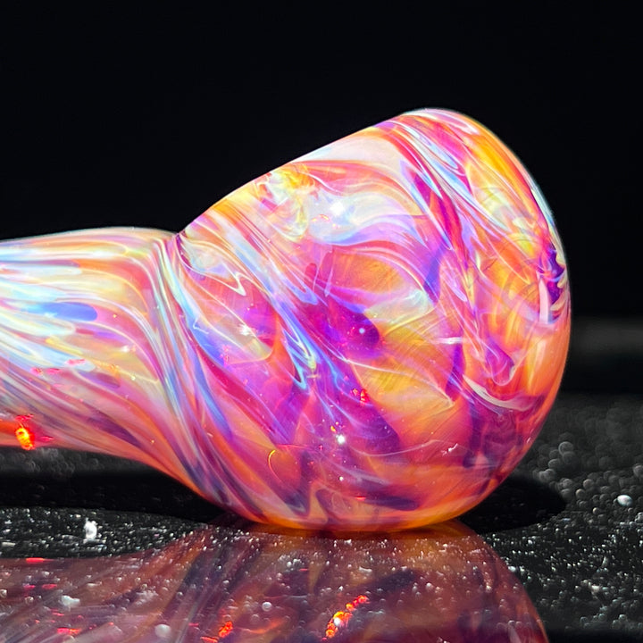 Multi-colored Purple Pipe Glass Pipe Jedi Glassworks   