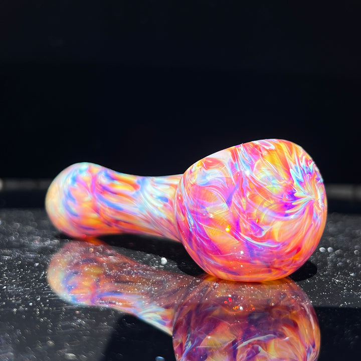 Multi-colored Purple Pipe Glass Pipe Jedi Glassworks   