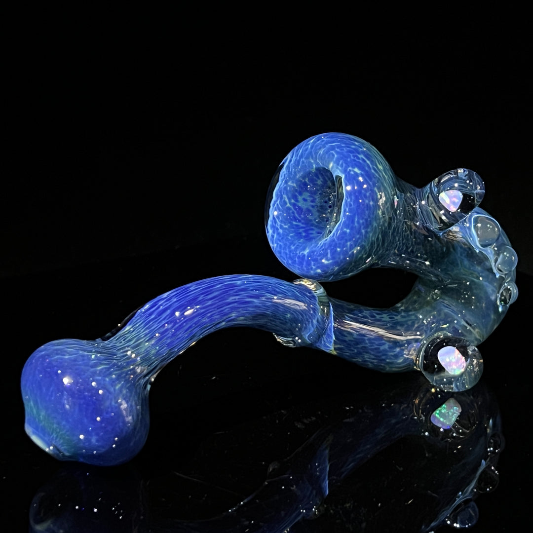 Blue Moon Opal Sherlock Glass Pipe Beezy Glass   