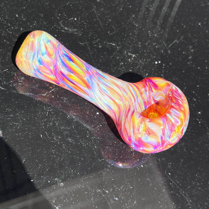 Multi-colored Purple Pipe Glass Pipe Jedi Glassworks   