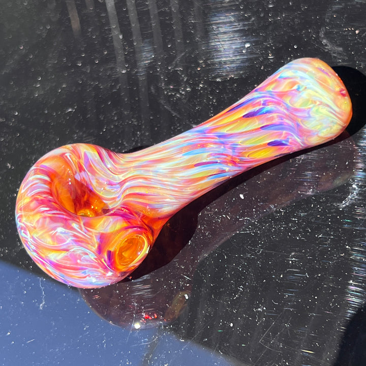 Multi-colored Purple Pipe Glass Pipe Jedi Glassworks   