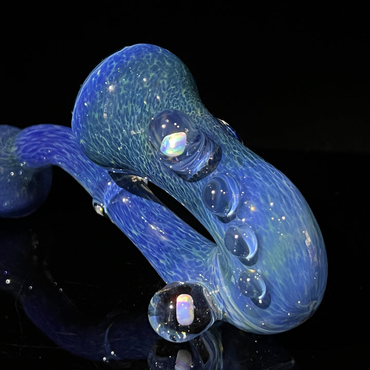 Blue Moon Opal Sherlock Glass Pipe Beezy Glass   