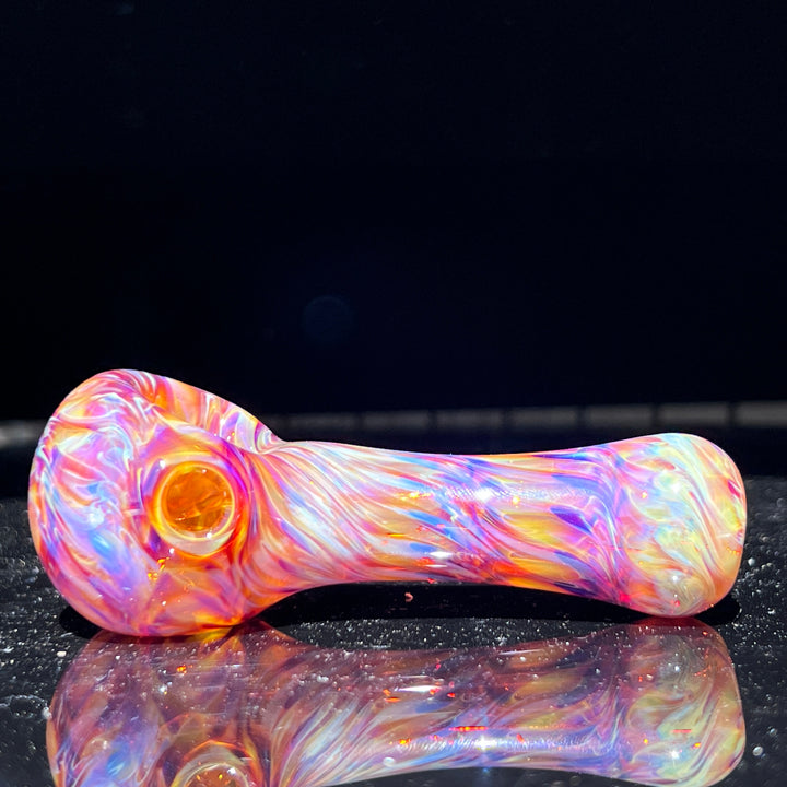 Multi-colored Purple Pipe Glass Pipe Jedi Glassworks   