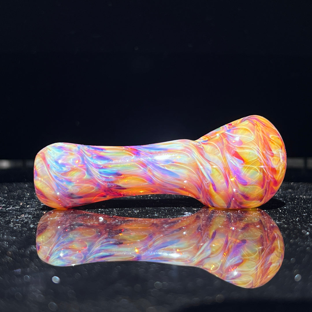 Multi-colored Purple Pipe Glass Pipe Jedi Glassworks   