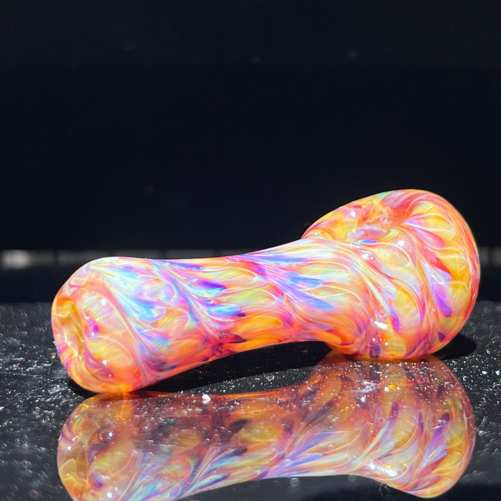 Multi-colored Purple Pipe Glass Pipe Jedi Glassworks   