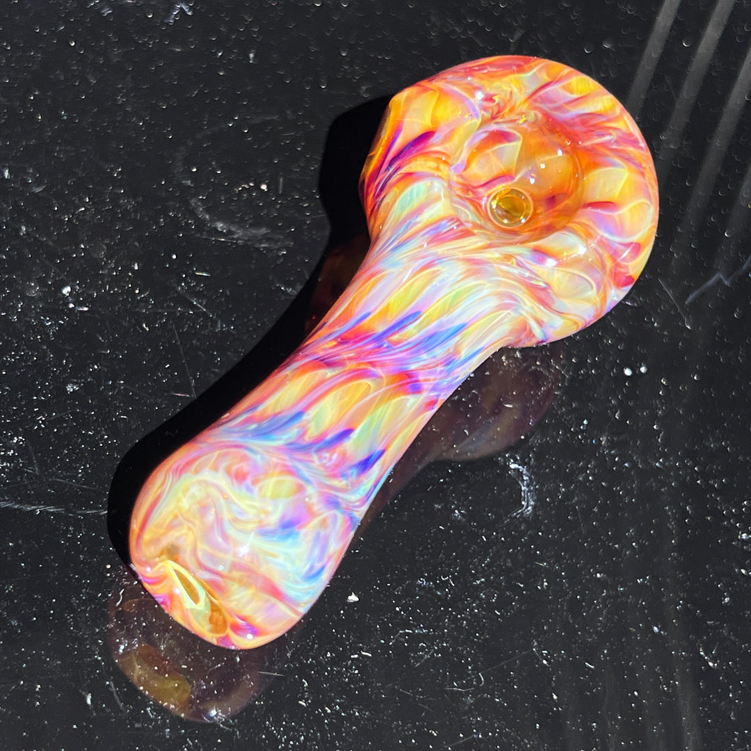 Multi-colored Purple Pipe Glass Pipe Jedi Glassworks   