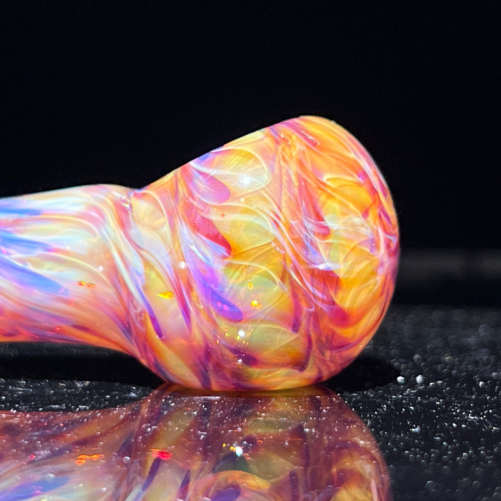 Multi-colored Purple Pipe Glass Pipe Jedi Glassworks   